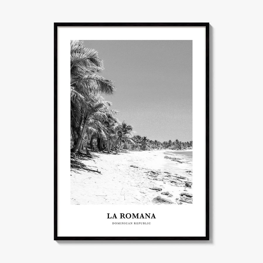 La Romana Classic Poster, framed poster mockup