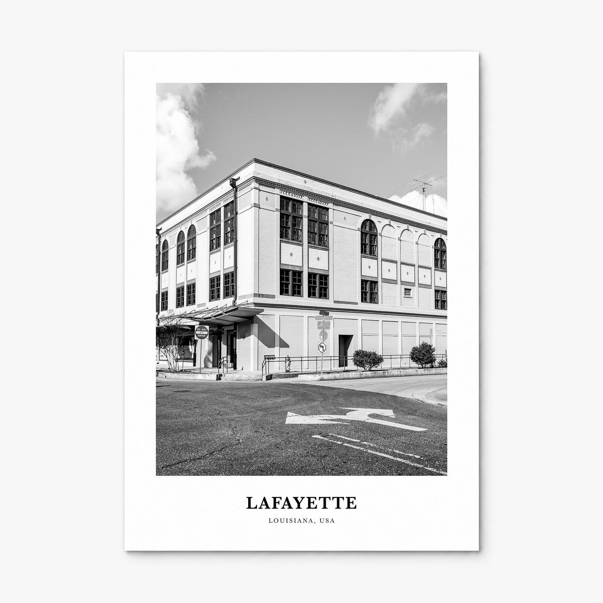 Lafayette, Louisiana Classic Poster, print only (unframed)