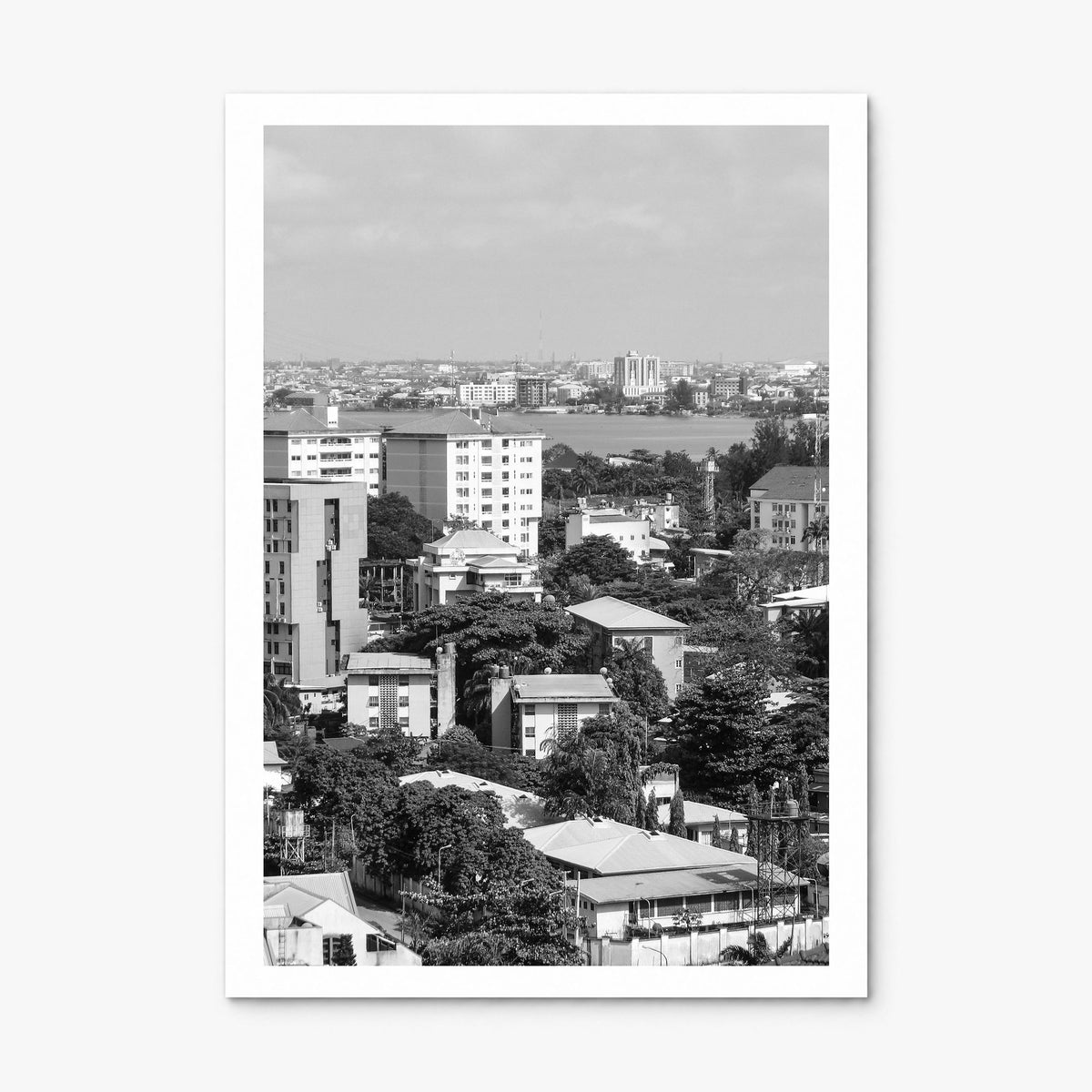 Lagos, Nigeria Photo Poster, print only (unframed), white border