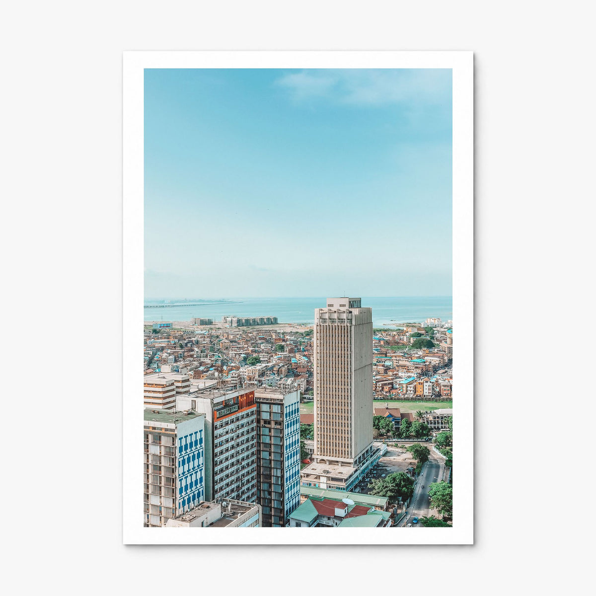 Lagos, Nigeria Photo Poster, print only (unframed), white border