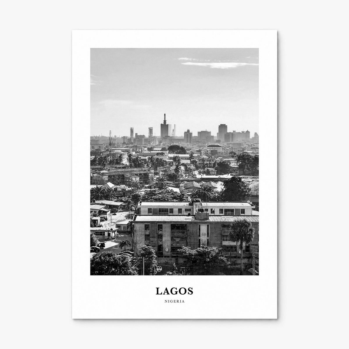 Lagos, Nigeria Classic No 1 Poster, print only (unframed)