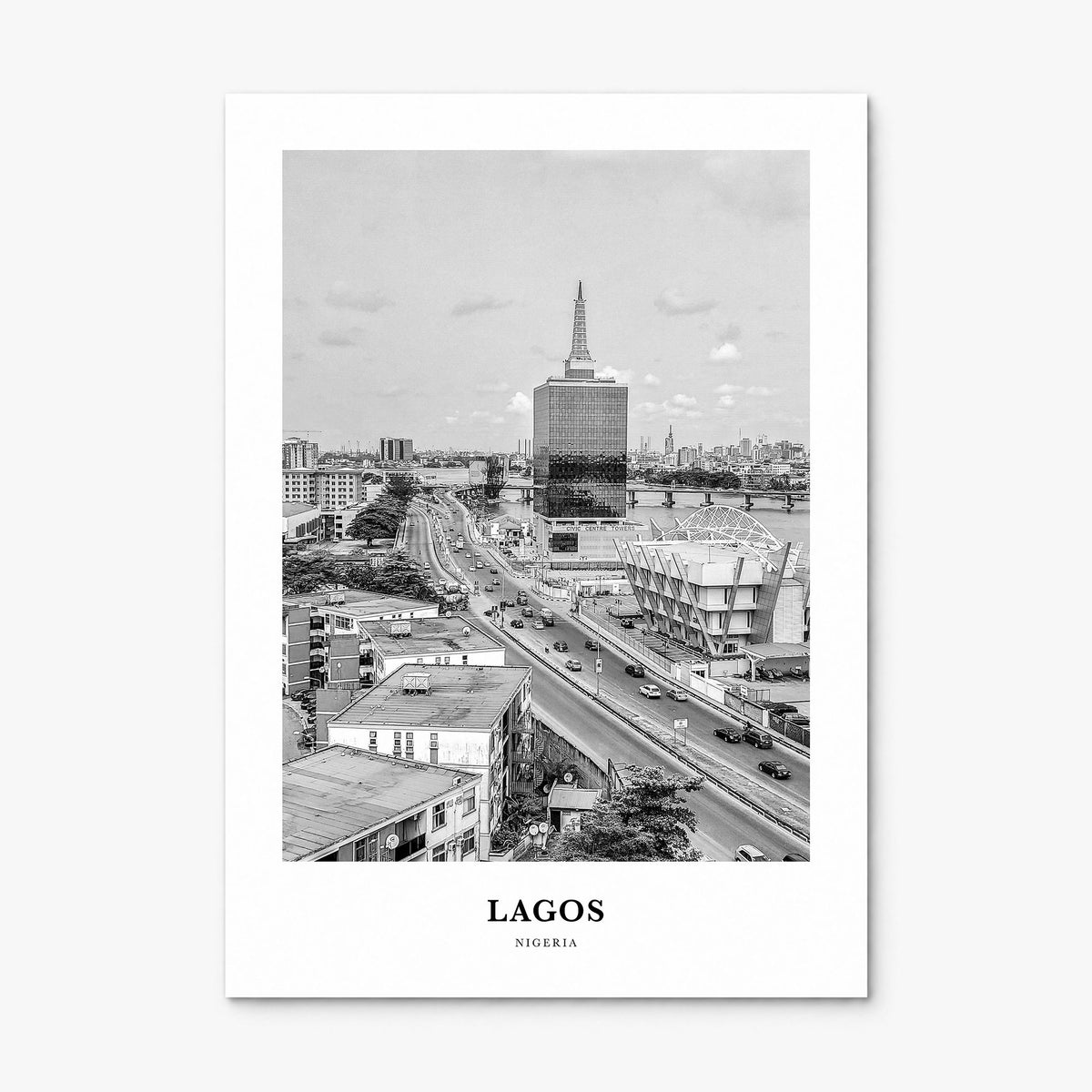 Lagos, Nigeria Classic No 2 Poster, print only (unframed)