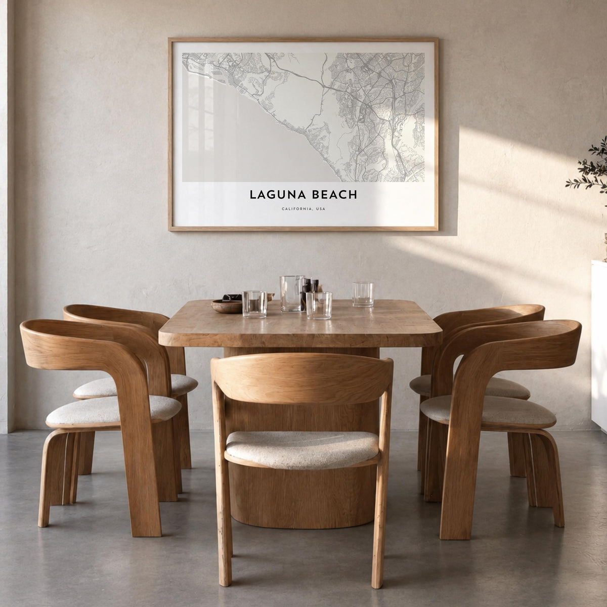 Laguna Beach Map Poster