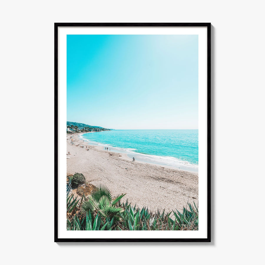 Laguna Beach Photo No 1 Poster, framed poster mockup, white border