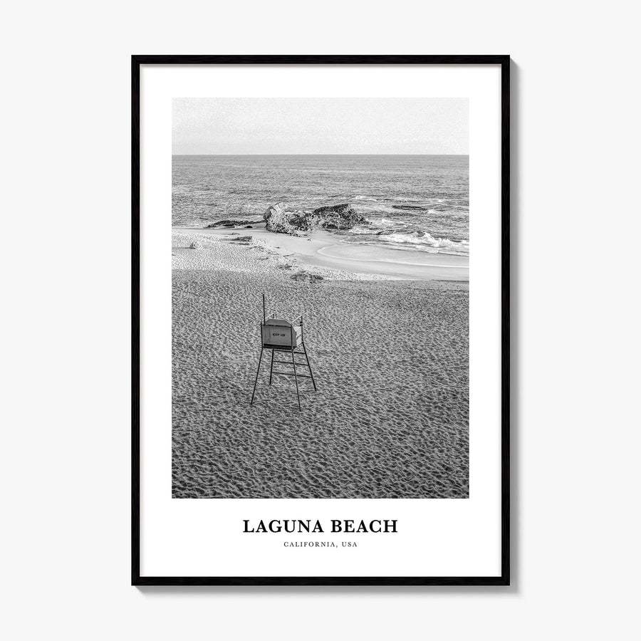 Laguna Beach Classic No 1 Poster, framed poster mockup