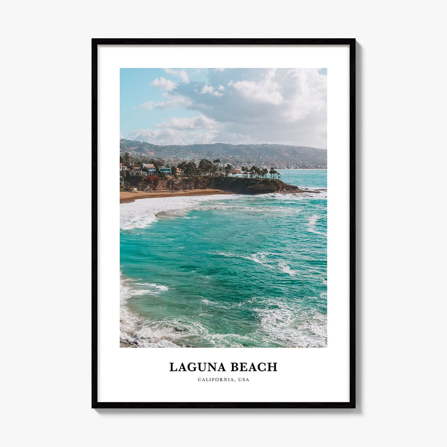 Laguna Beach Classic No 2 Poster, framed poster mockup