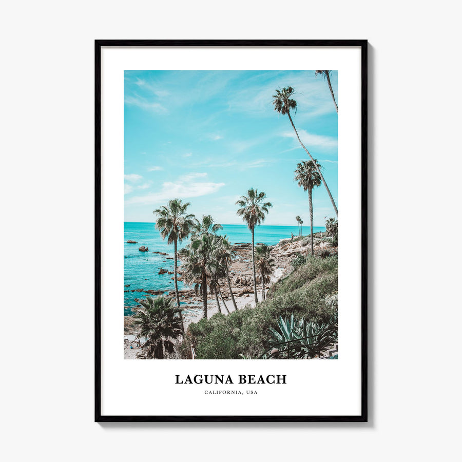 Laguna Beach Classic No 3 Poster, framed poster mockup