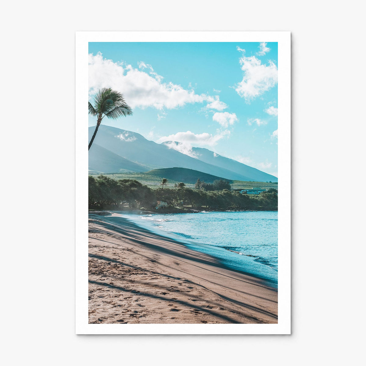 Lahaina Photo Poster, print only (unframed), white border