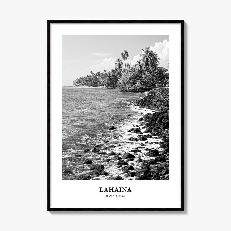 Lahaina Classic Poster, framed poster mockup