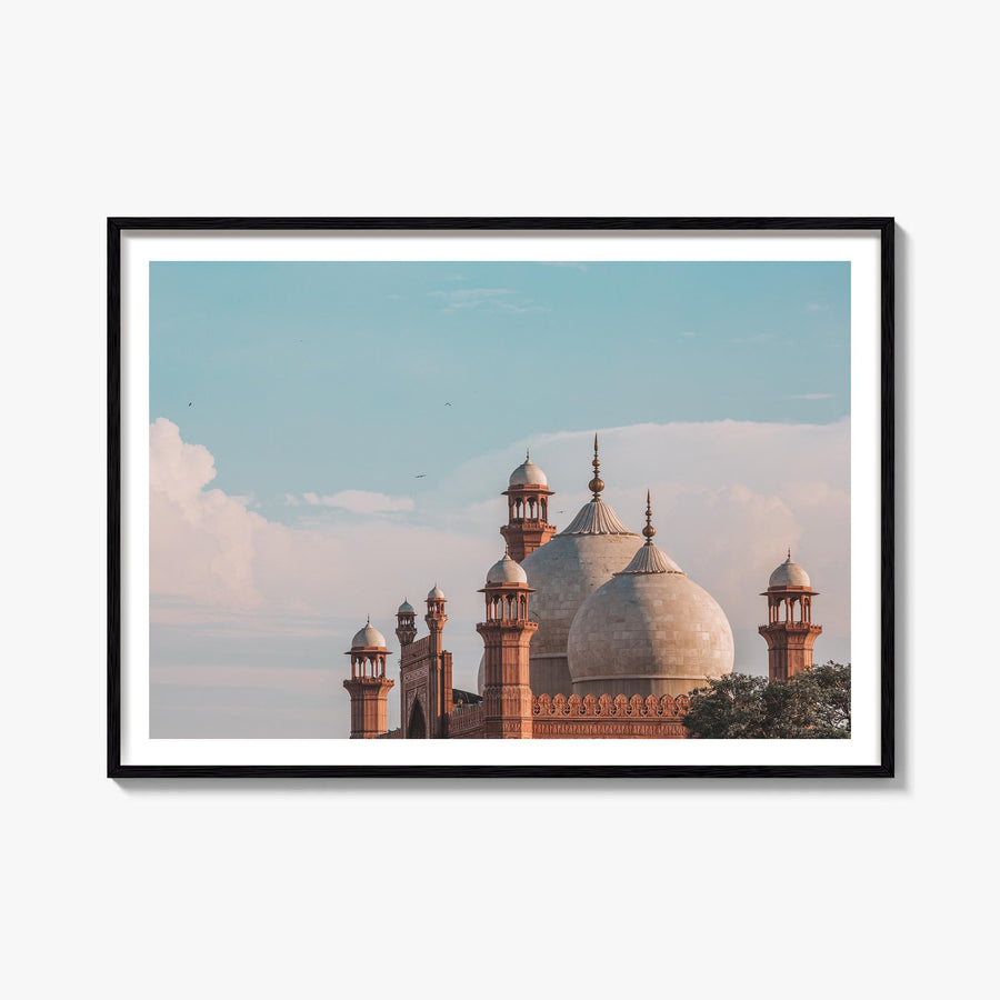 Lahore colorful photo poster of Pakistan – horizontal wall art, unframed print shown in interior mockup