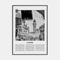 Lahore No 1 Poster None / 8x12 in Nbourhood Travel B&W Poster