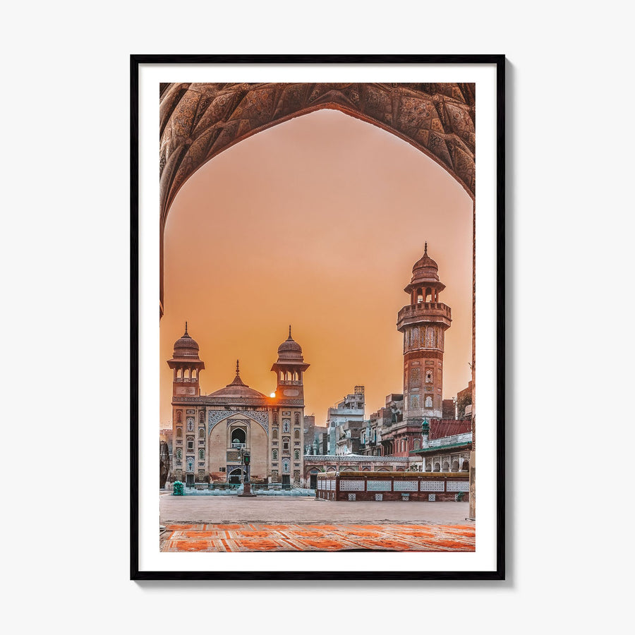 Lahore Photo Poster, framed poster mockup, white border