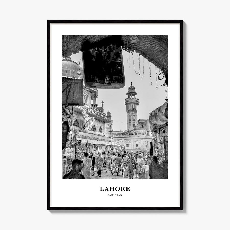Lahore Classic No 1 Poster, framed poster mockup