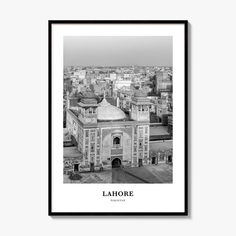 Lahore Classic No 2 Poster, framed poster mockup