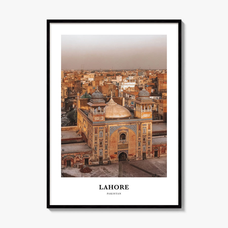 Lahore Classic Poster, framed poster mockup
