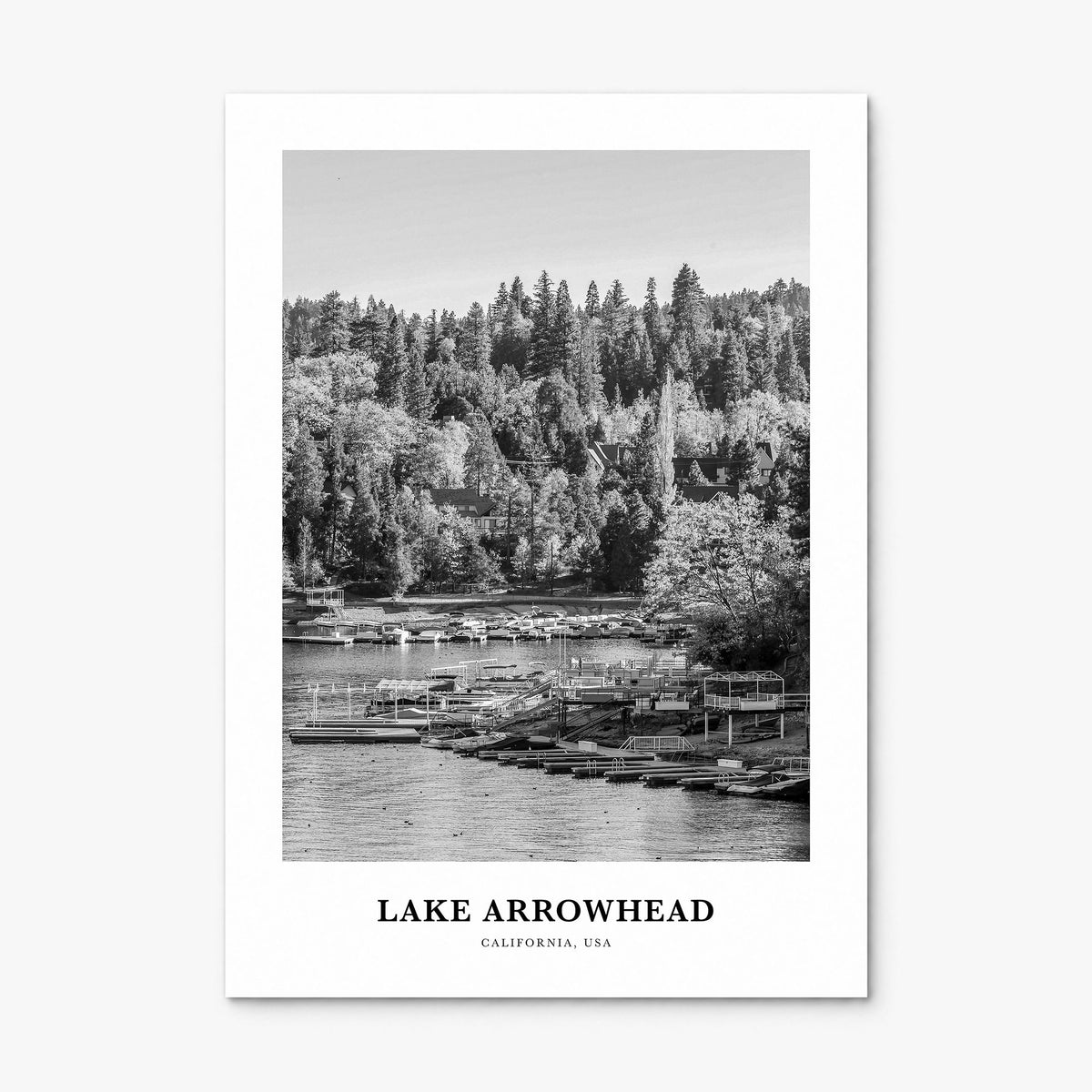 Lake Arrowhead Classic Poster, print only (unframed)