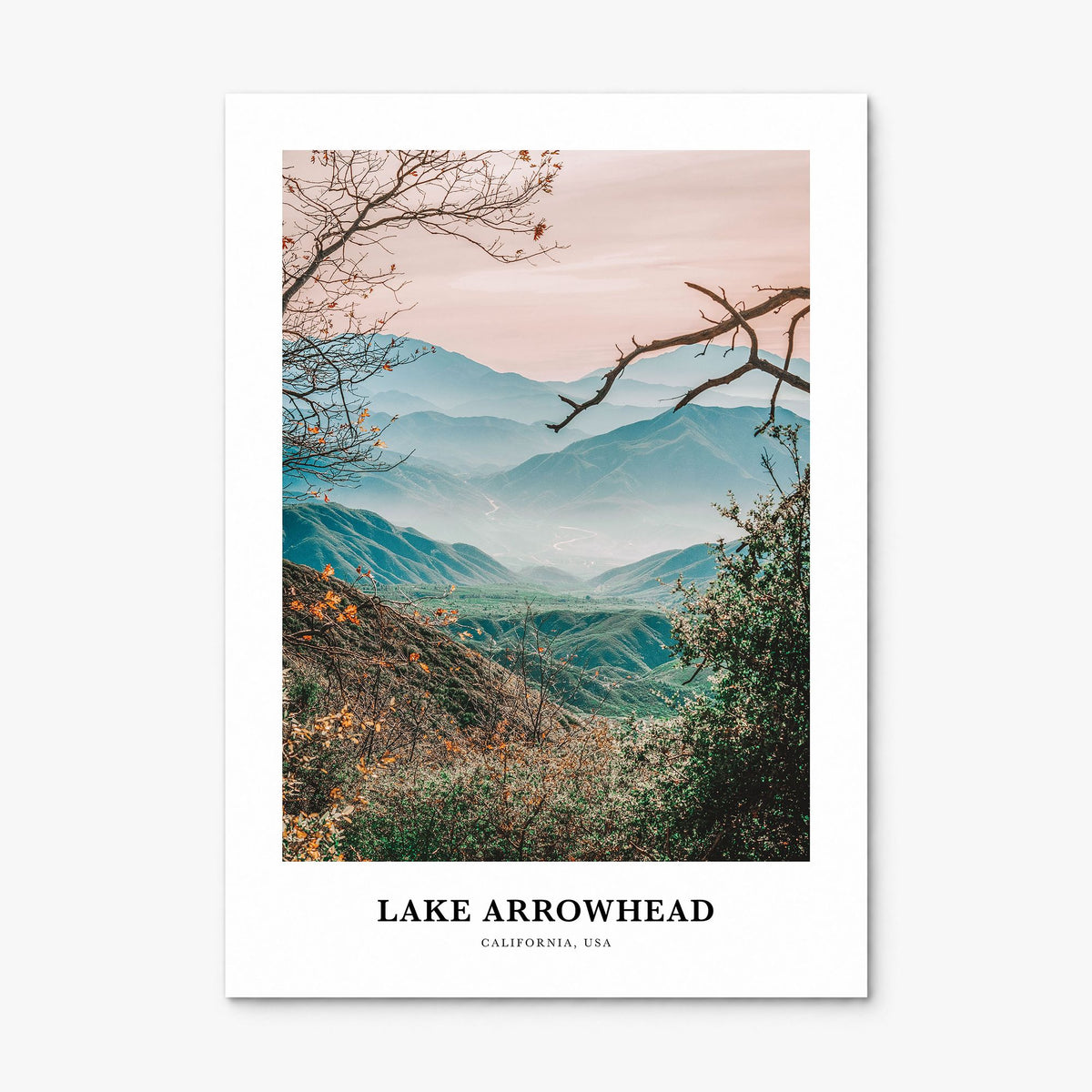 Lake Arrowhead Classic Poster, print only (unframed)