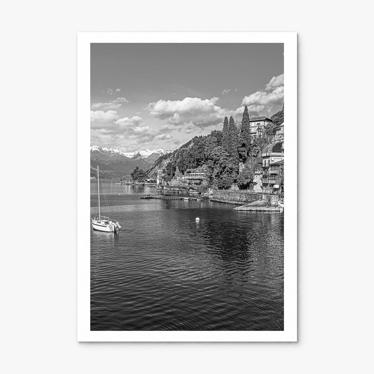 Lake Como Photo No 2 Poster, print only (unframed), white border