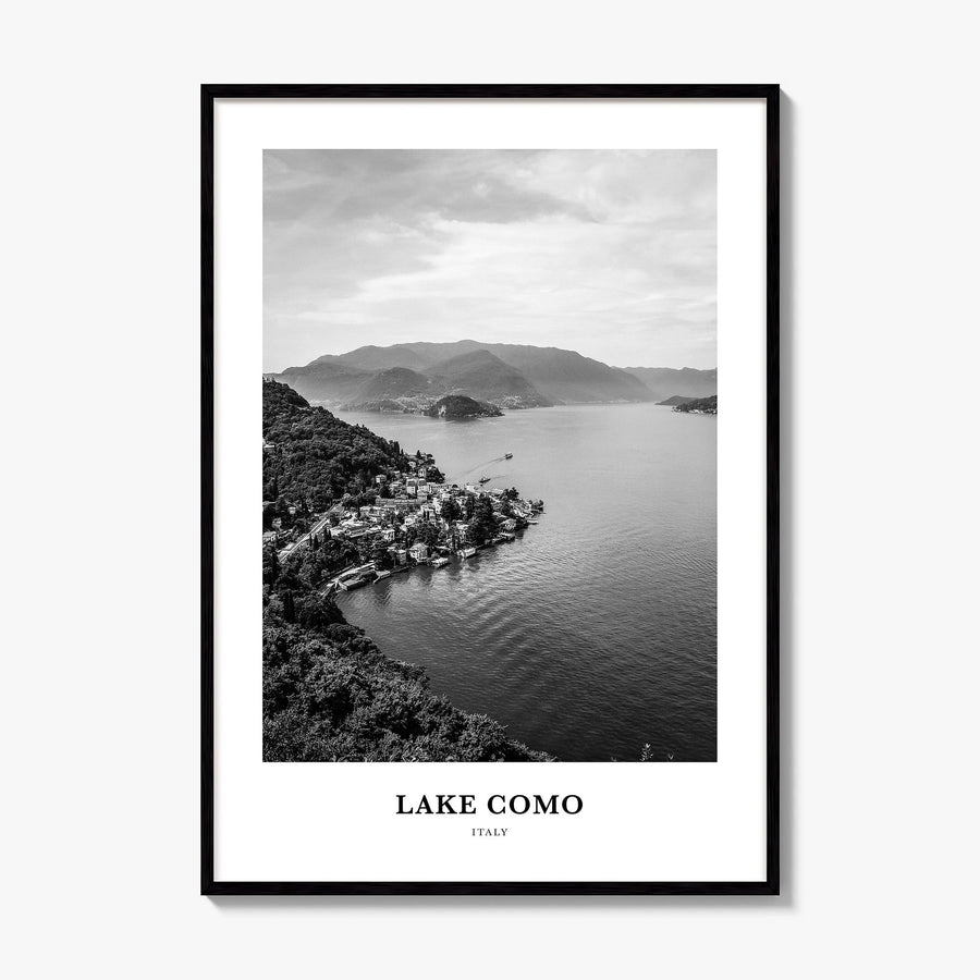 Lake Como Classic Poster, framed poster mockup