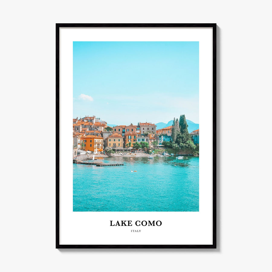 Lake Como Classic No 1 Poster, framed poster mockup