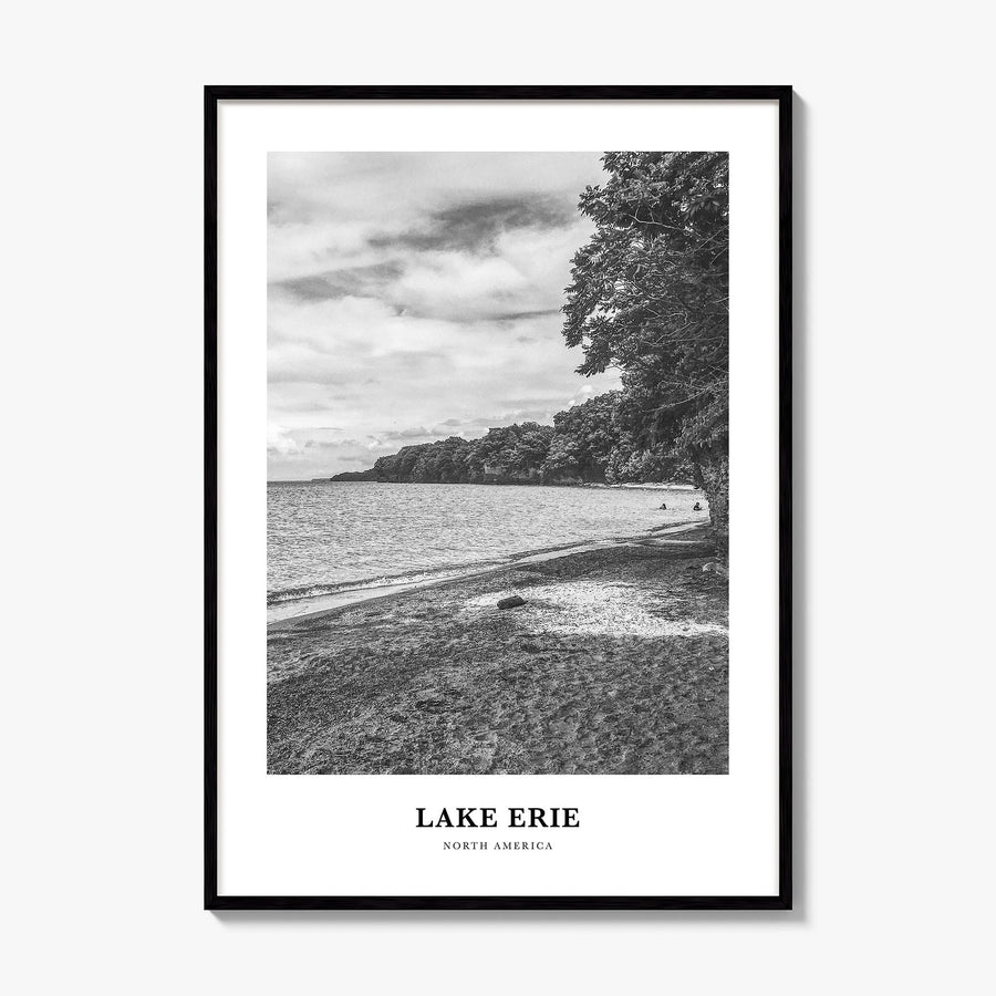 Lake Erie Classic Poster, framed poster mockup
