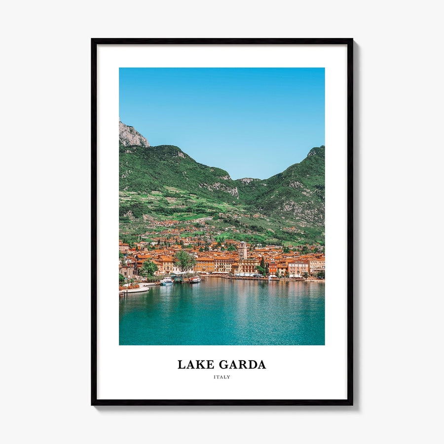 Lake Garda Classic Poster, framed poster mockup