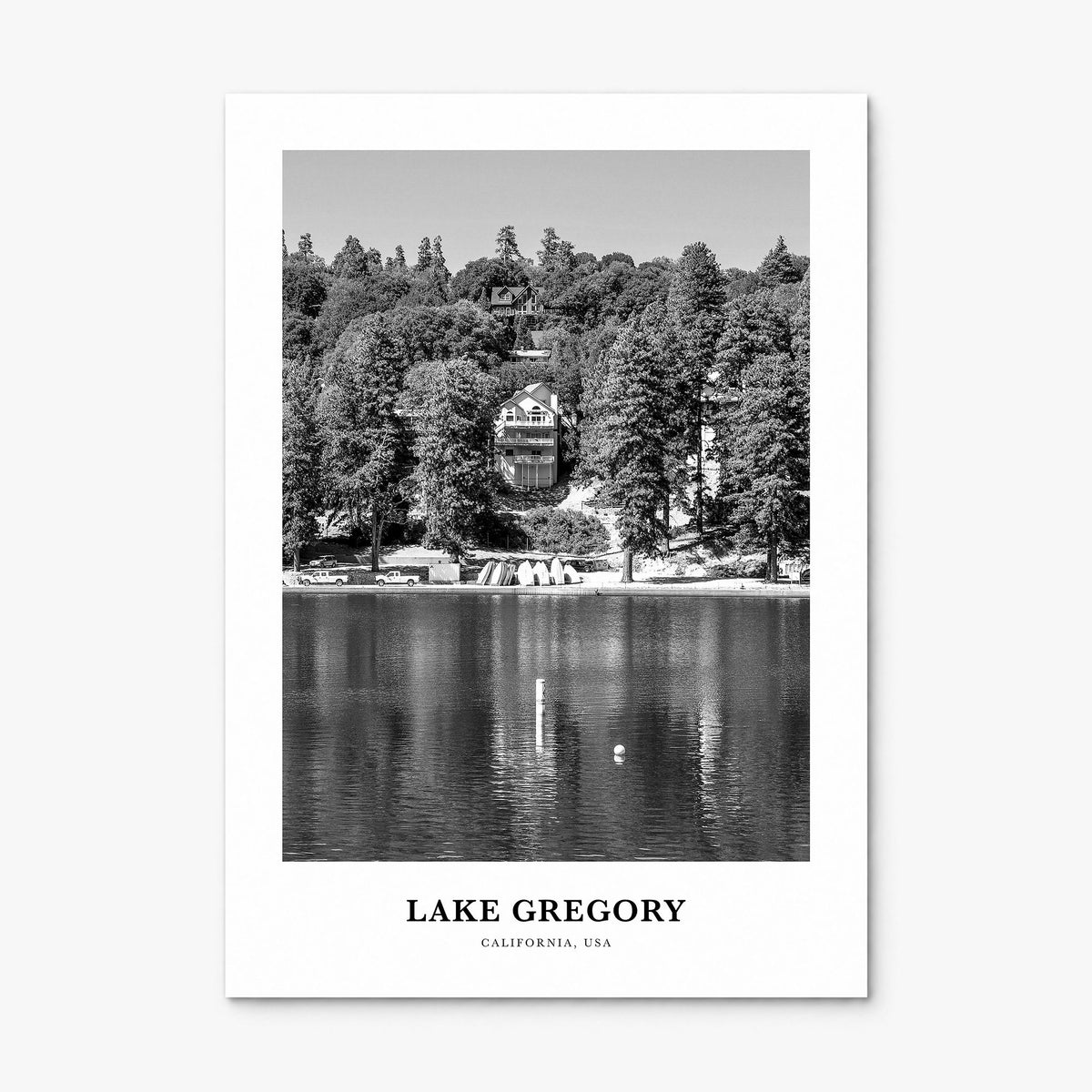 Lake Gregory Classic Poster, print only (unframed)