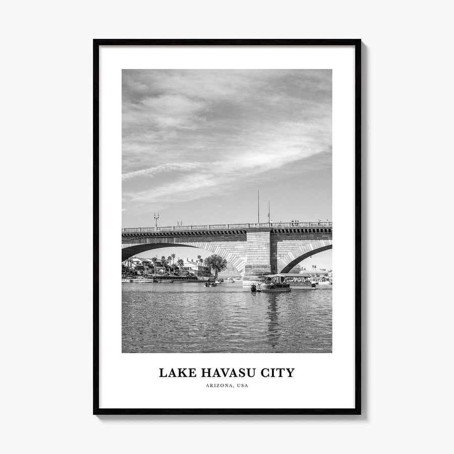 Lake Havasu City Classic Poster, framed poster mockup