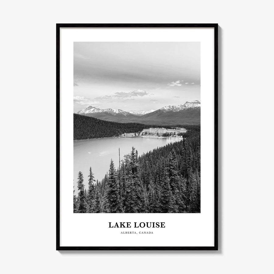 Lake Louise Classic No 1 Poster, framed poster mockup