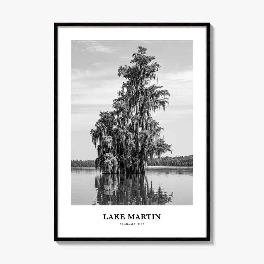 Lake Martin Classic No 1 Poster, framed poster mockup
