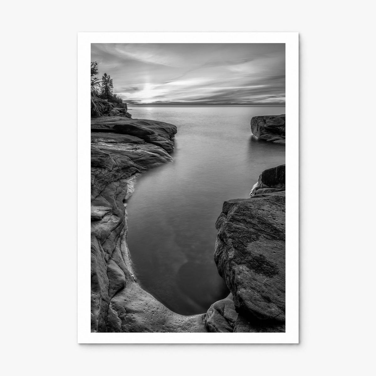 Lake Michigan Photo No 2 Poster, print only (unframed), white border