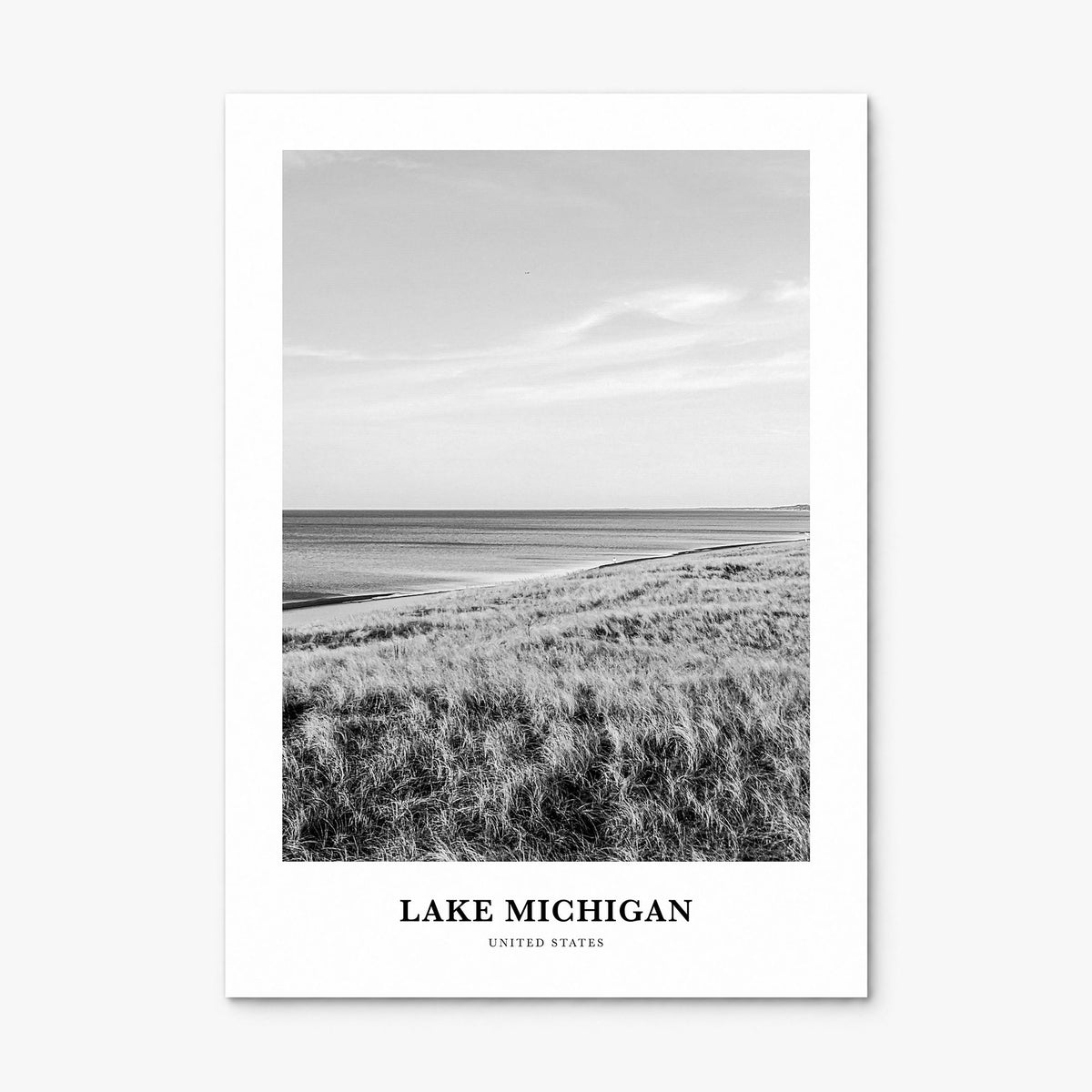 Lake Michigan Classic Poster, print only (unframed)