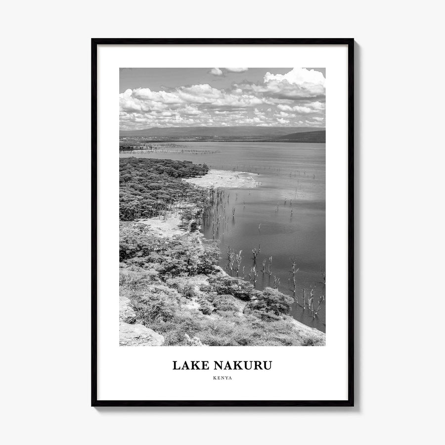 Lake Nakuru Classic Poster, framed poster mockup