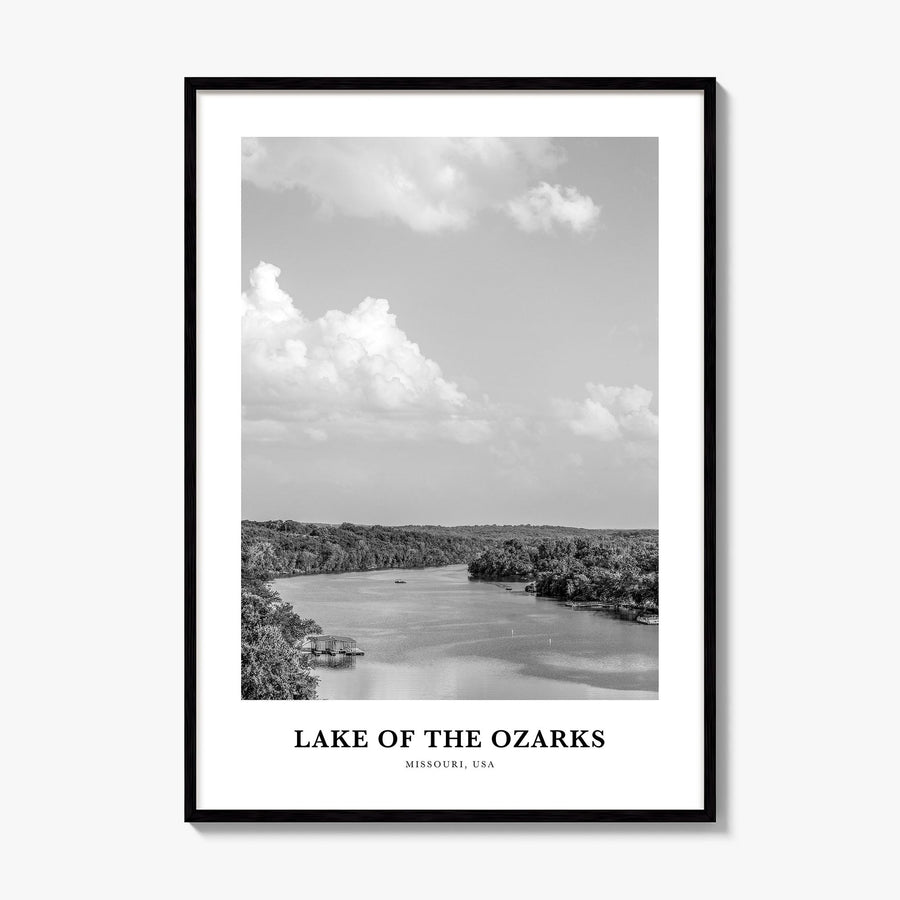 Lake of the Ozarks Classic Poster, framed poster mockup