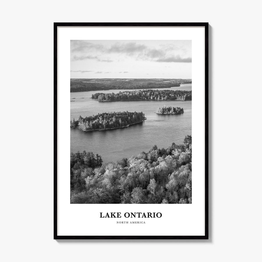 Lake Ontario Classic Poster, framed poster mockup