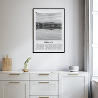 Lake Placid Poster Nbourhood Travel B&W Poster