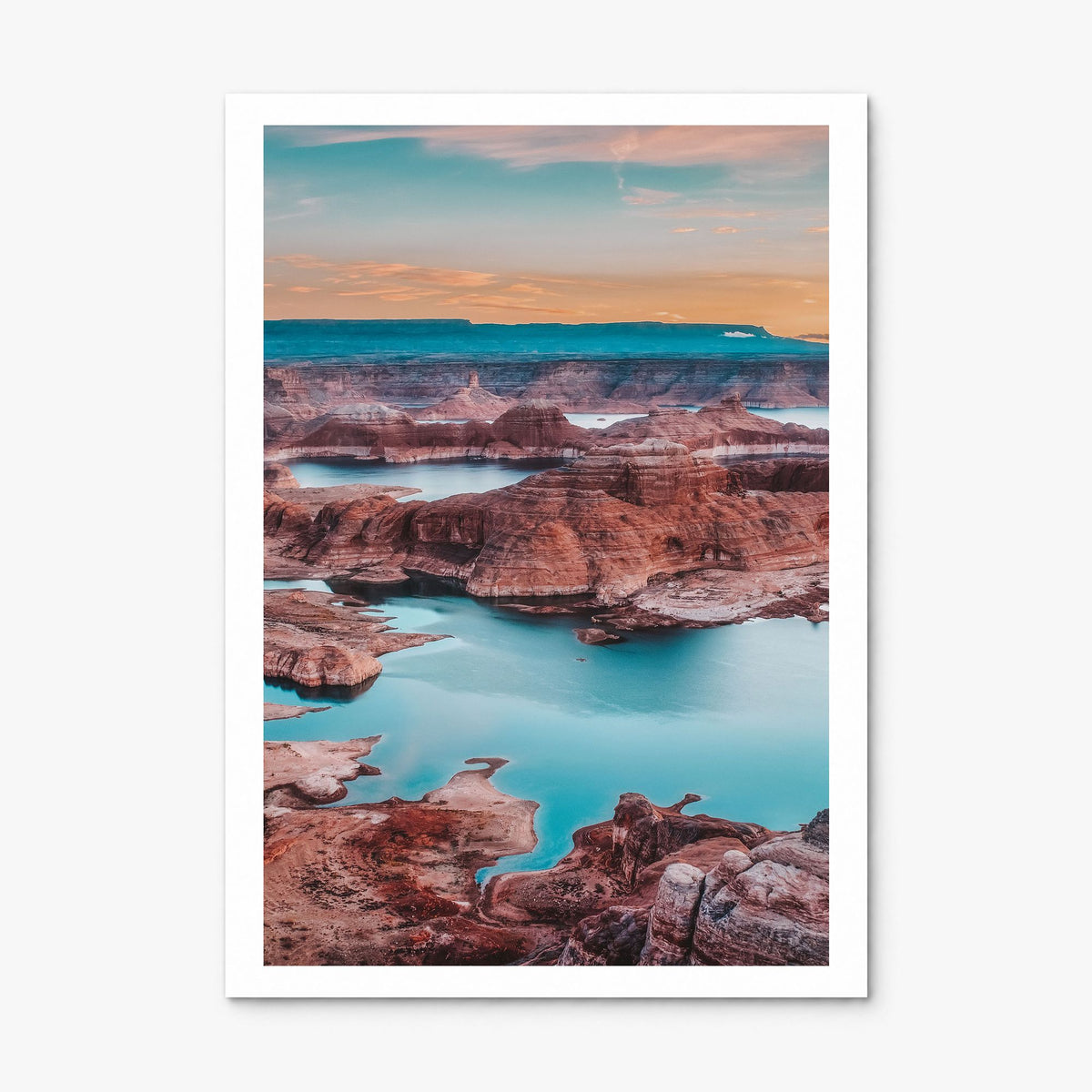 Lake Powell Photo Poster, print only (unframed), white border