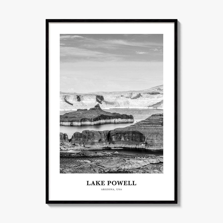 Lake Powell Classic Poster, framed poster mockup