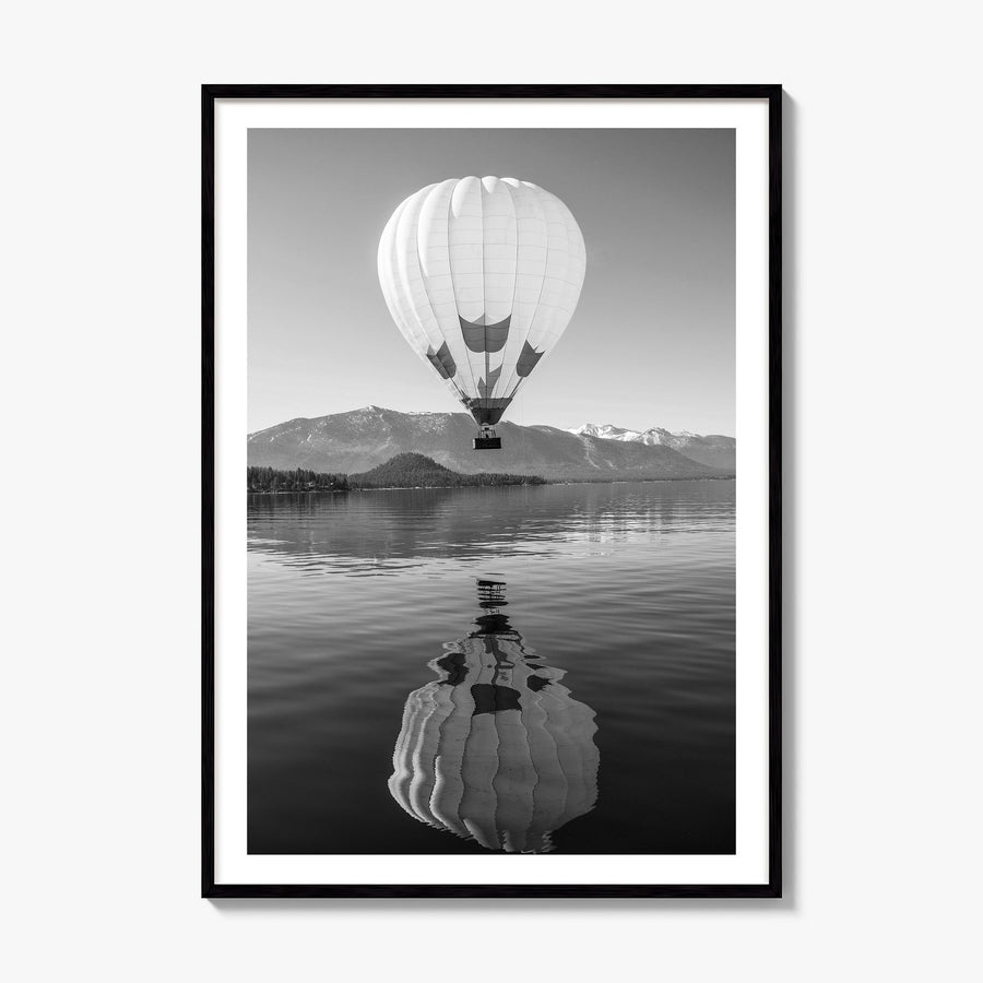 Lake Tahoe Photo No 3 Poster, framed poster mockup, white border