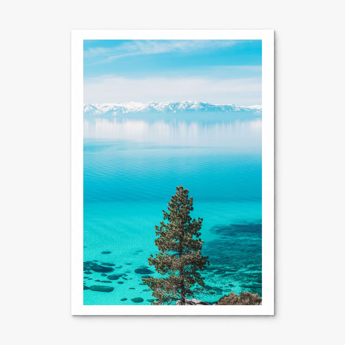 Lake Tahoe Photo No 1 Poster, print only (unframed), white border