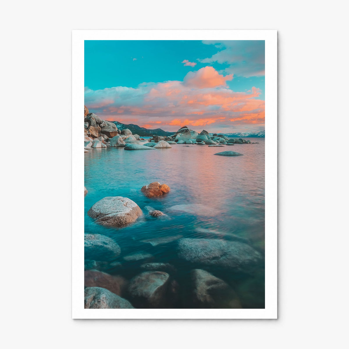 Lake Tahoe Photo No 2 Poster, print only (unframed), white border