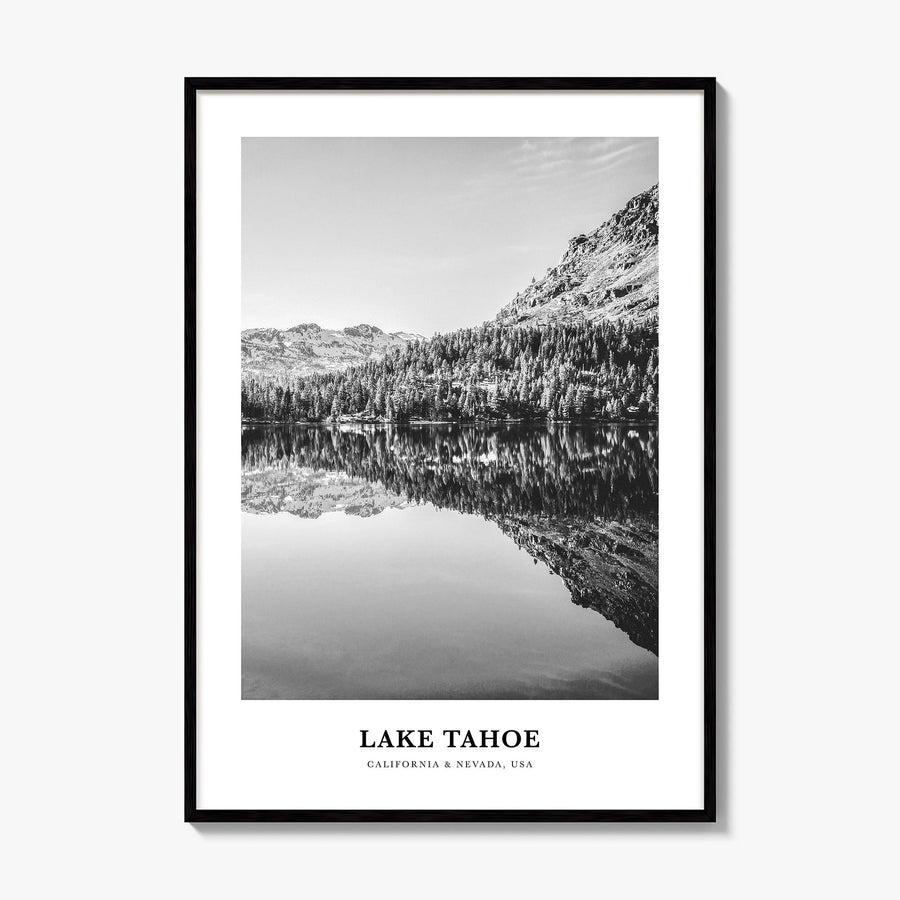 Lake Tahoe Classic No 2 Poster, framed poster mockup