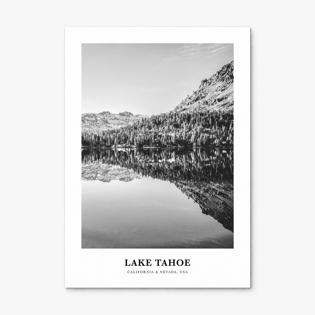 Lake Tahoe Classic No 2 Poster, print only (unframed)