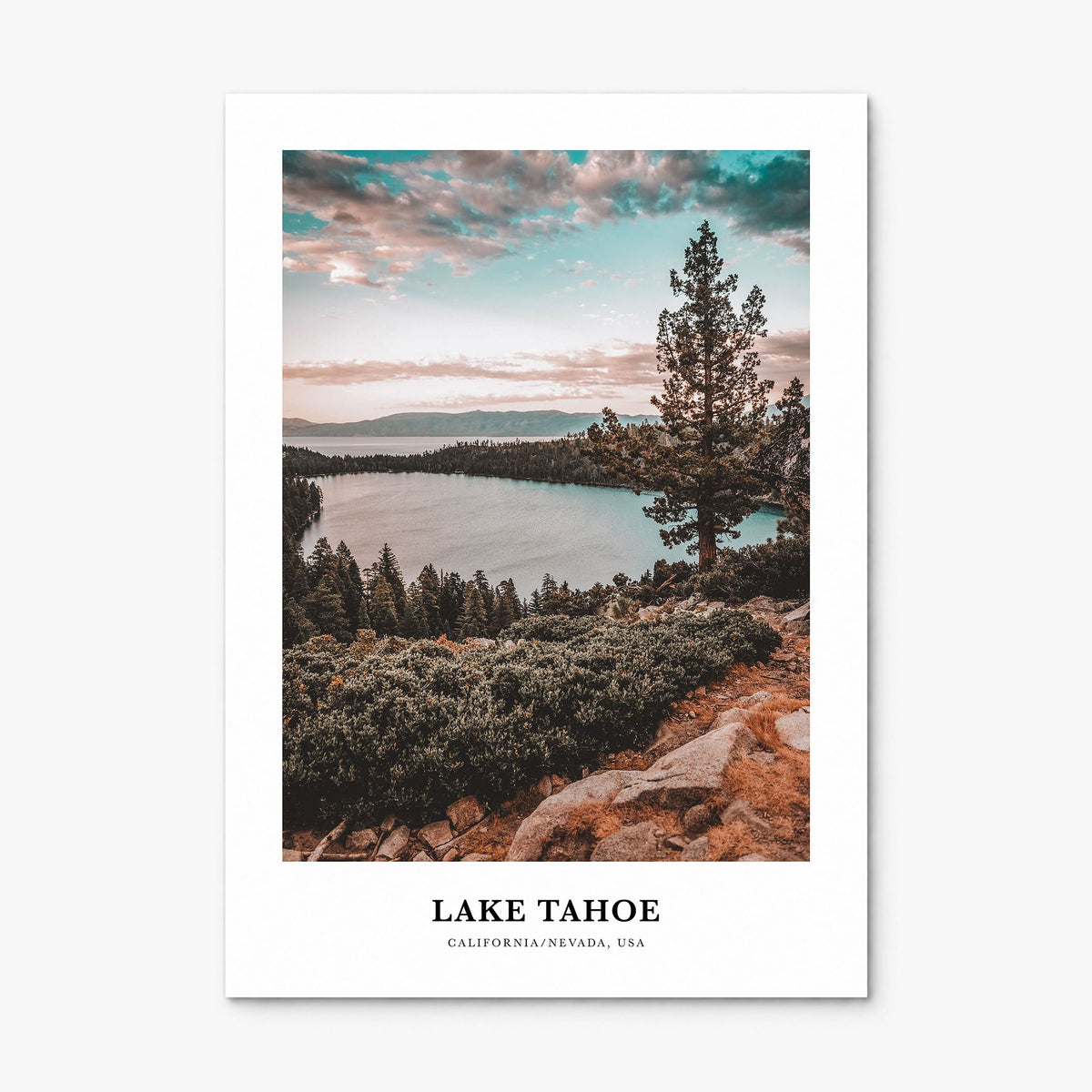 Lake Tahoe Classic No 1 Poster, print only (unframed)