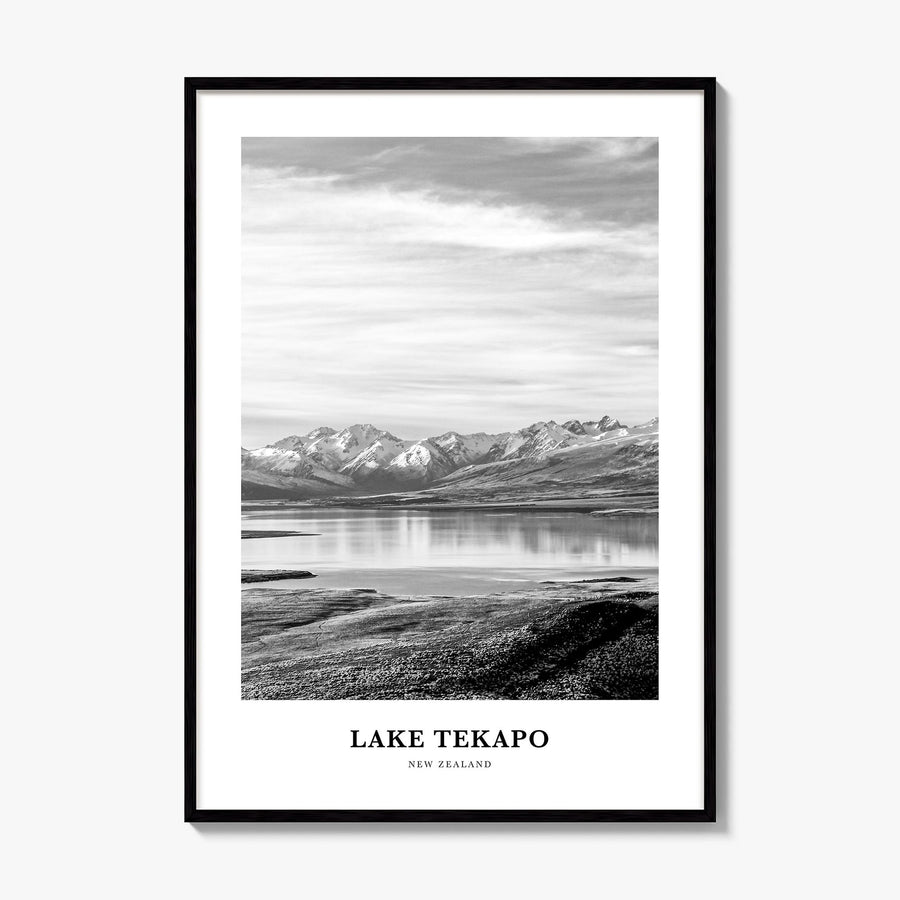 Lake Tekapo Classic Poster, framed poster mockup