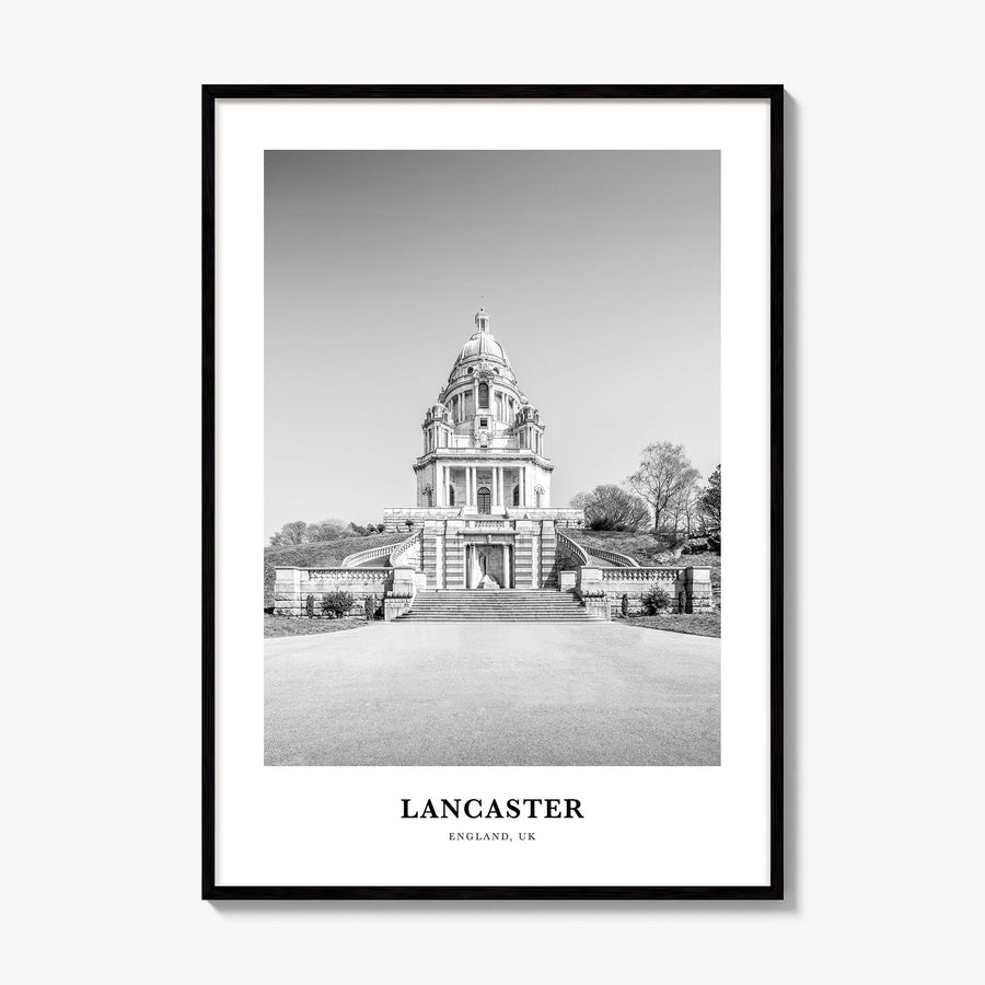 Lancaster, England Classic Poster, framed poster mockup