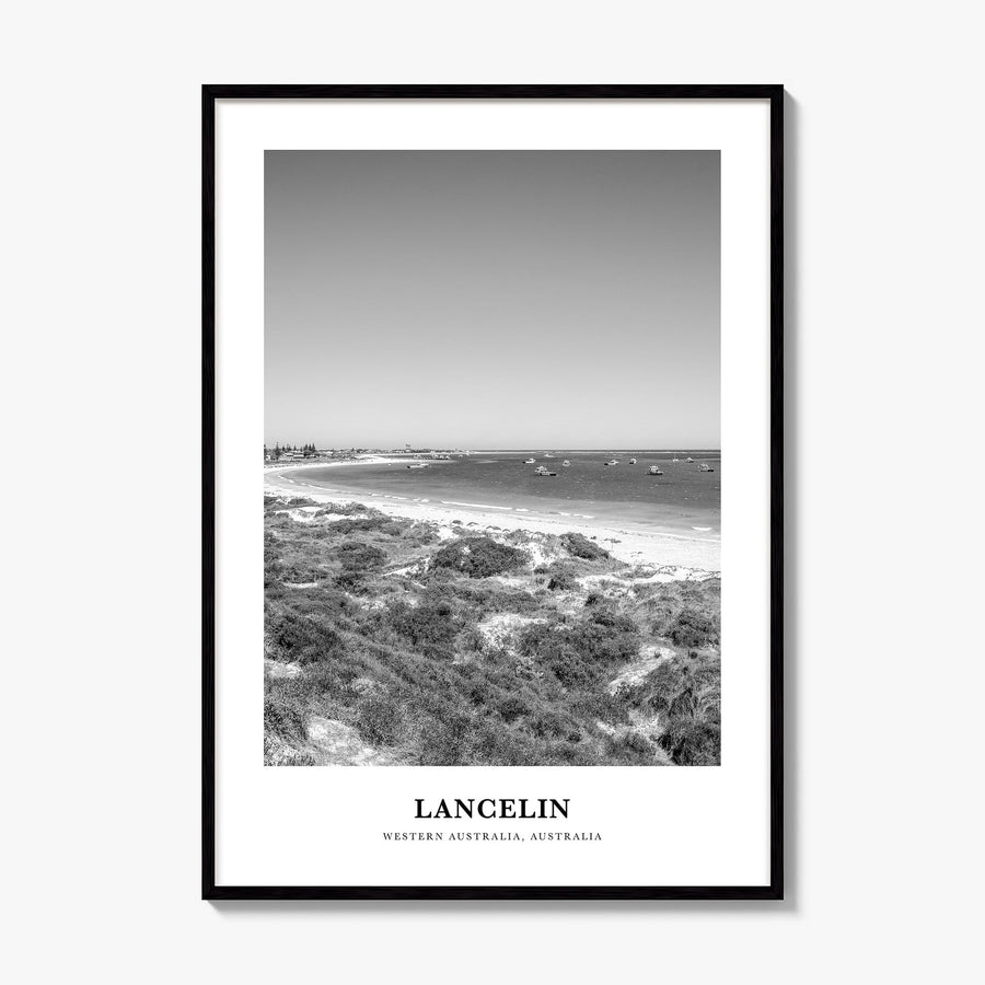 Lancelin Classic Poster, framed poster mockup