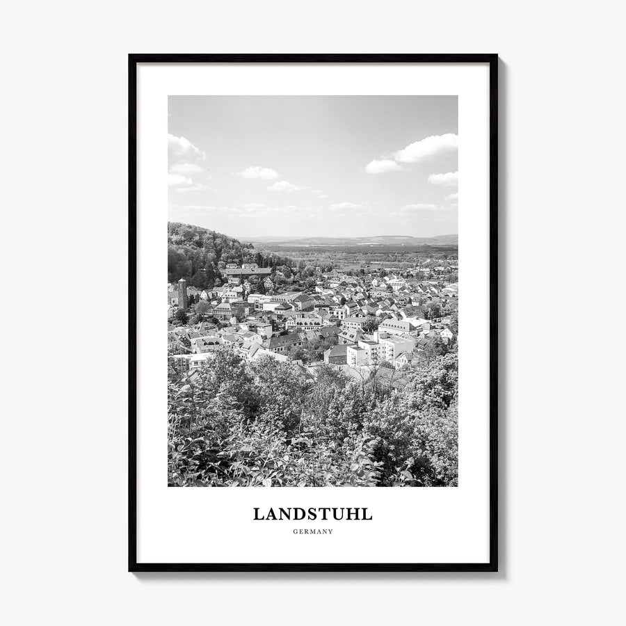 Landstuhl Classic Poster, framed poster mockup