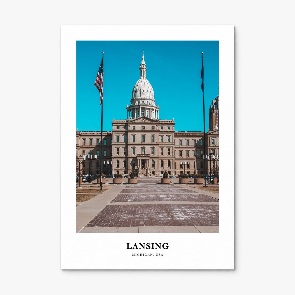 Lansing Classic No 1 Poster, print only (unframed)