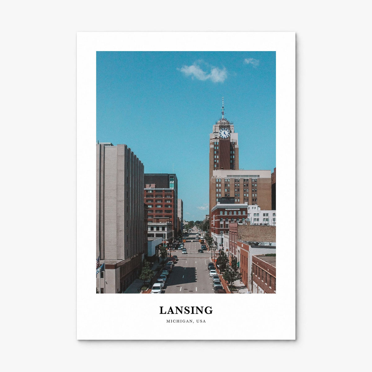 Lansing Classic No 2 Poster, print only (unframed)